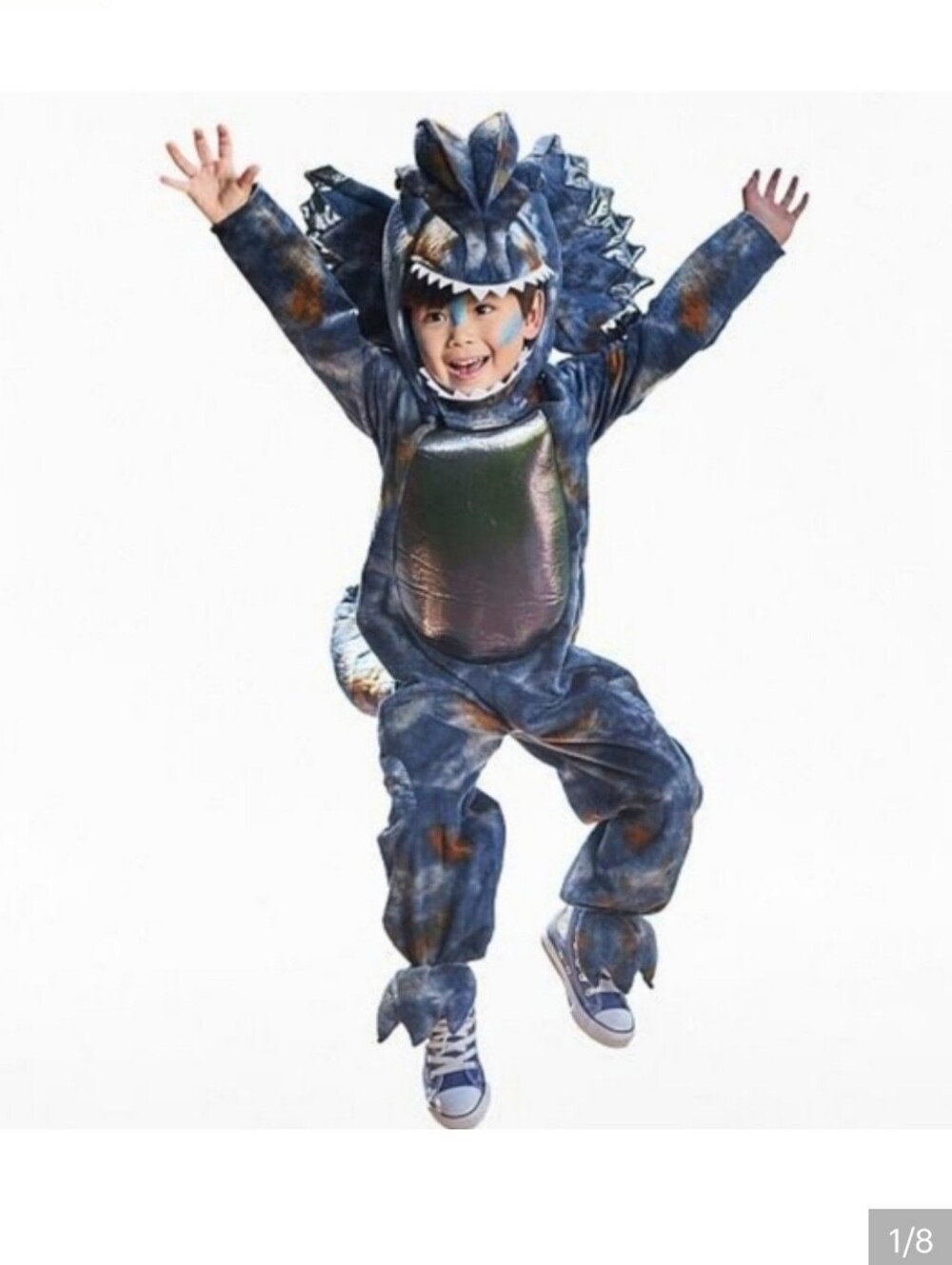 Pottery Barn Kids Dilophosaurus Light-Up Kids Costume. 3T NWT